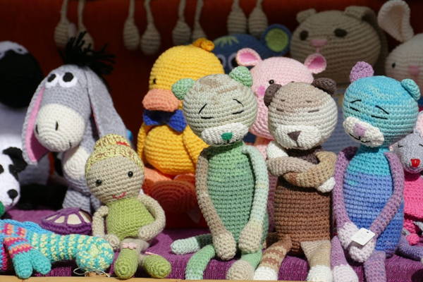 Peluches crochet outlet